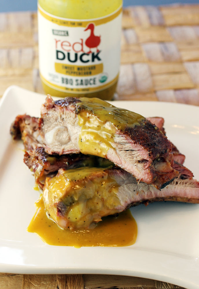 Red Duck Sweet Mustard Peppercorn Organic BBQ Sauce