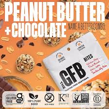 The GFB Variety Pack Protein Bites - Gluten Free, Plant Based, Non GMO, Sustainably Made – Ridiculously Tasty, Healthy, Vegan, Protein Energy Balls, 4 oz - Pack of 4