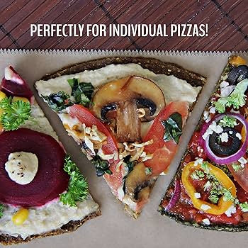 Wrawp Variety Pizza Crust -Original, Tomato, Spirulina| Organic - Pack of 3 - Organic, Paleo, Gluten Free