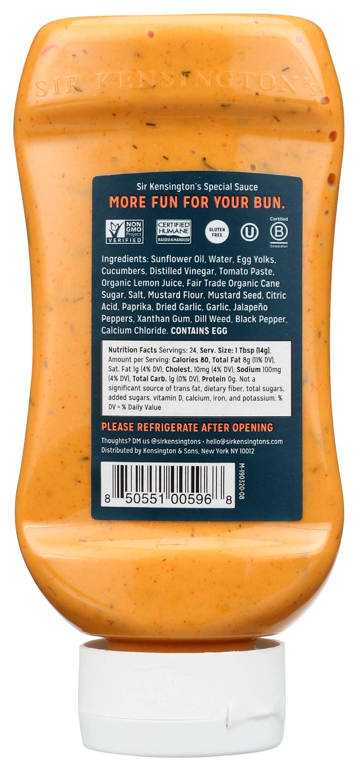 Sir Kensington's Mayonnaise Special Sauce - Pack of 2 - Gluten Free