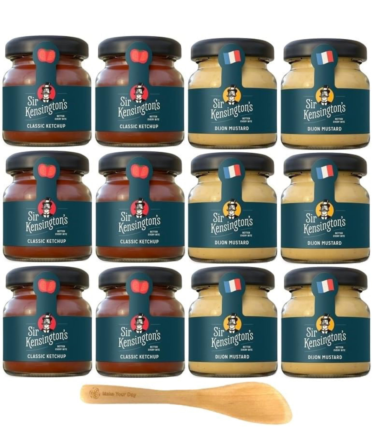 Sir Kensington's Classic Ketchup and Dijon Mustard Bundle - Pack of 12