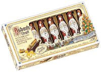 Asbach Brandy Filled Dark Chocolate Santas, from Germany