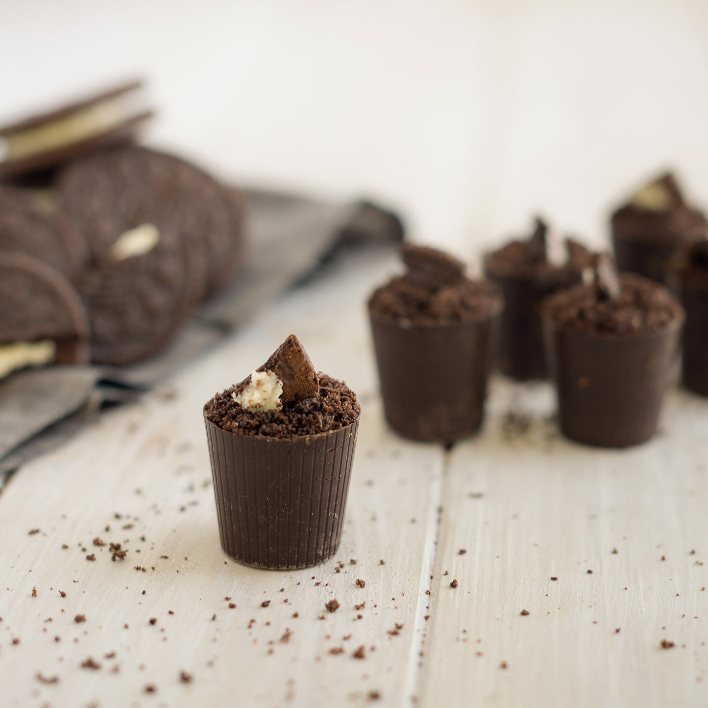 Lang's Chocolates Liqueur Shots, Dessert Cups, Cordials - Milk Chocolate or Dark Chocolate - Gluten Free - 320/Case