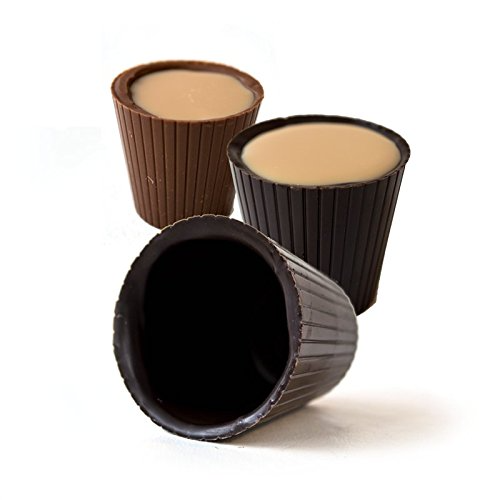 Lang's Chocolates Liqueur Shots, Dessert Cups, Cordials - Milk Chocolate or Dark Chocolate - Gluten Free - 320/Case