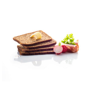 Mestemacher Natural High Fiber Bread 3 Flavor Variety Bundle: (1) Mestemacher Fitness Bread, (1) Mestemacher Rye Bread, and (1) Mestemacher Sunflower Seed Bread, 17.6 Oz. Ea.