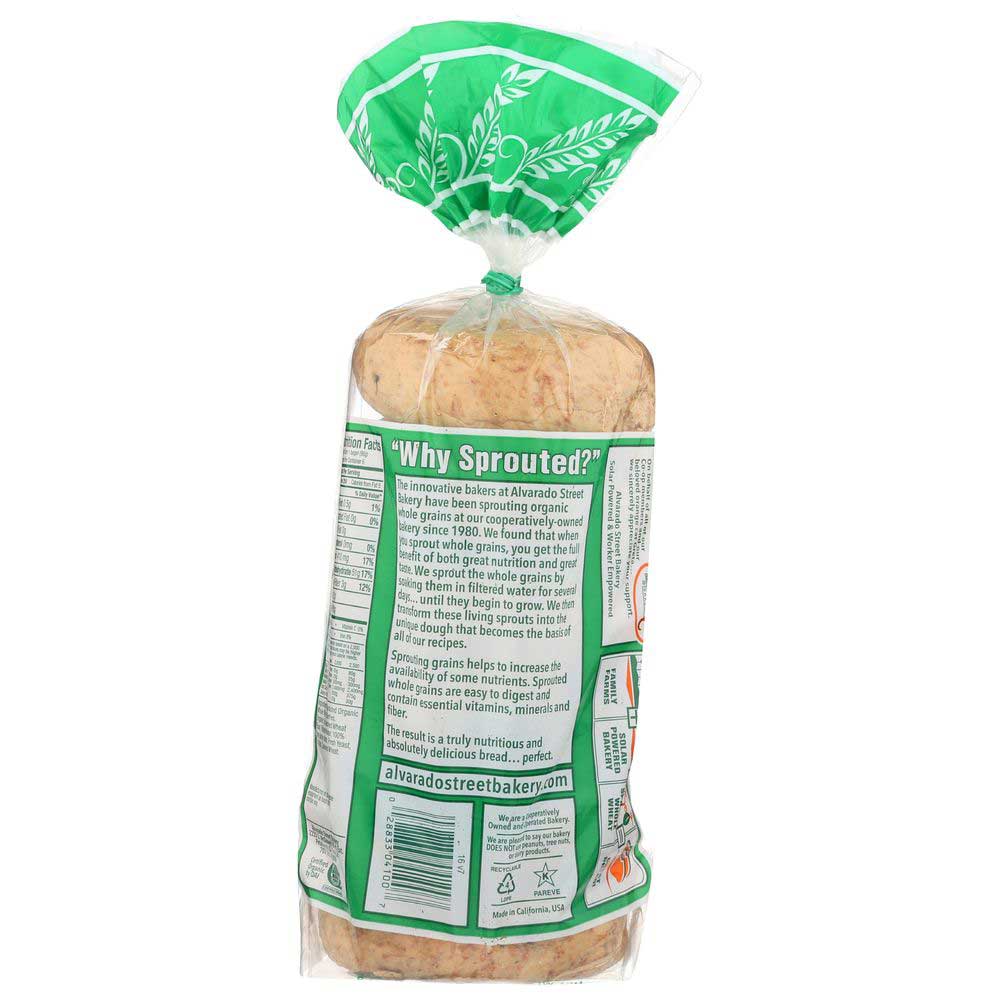 Alvarado Street Bakery Organic Sprouted Wheat Original Bagels - 6/Case
