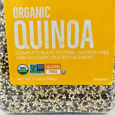 BetterBody Foods Organic Quinoa - 3 lb -Pack of 2
