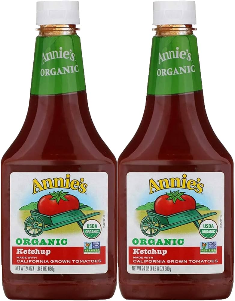 Annie's Homegrown Organic Ketchup - 24 oz - Pack of 2