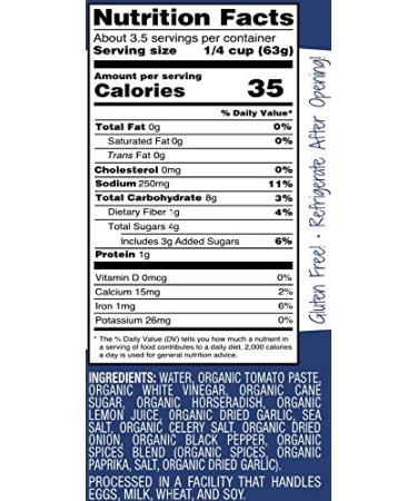 Red Duck Organic Cocktail Sauce - Gluten-Free, All Natural - 8 oz