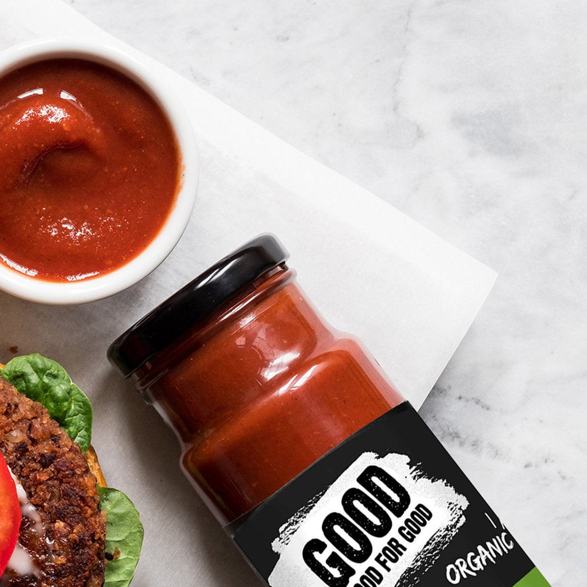 Good Food For Good Organic Ketchup & BBQ Combo - 4 Pack