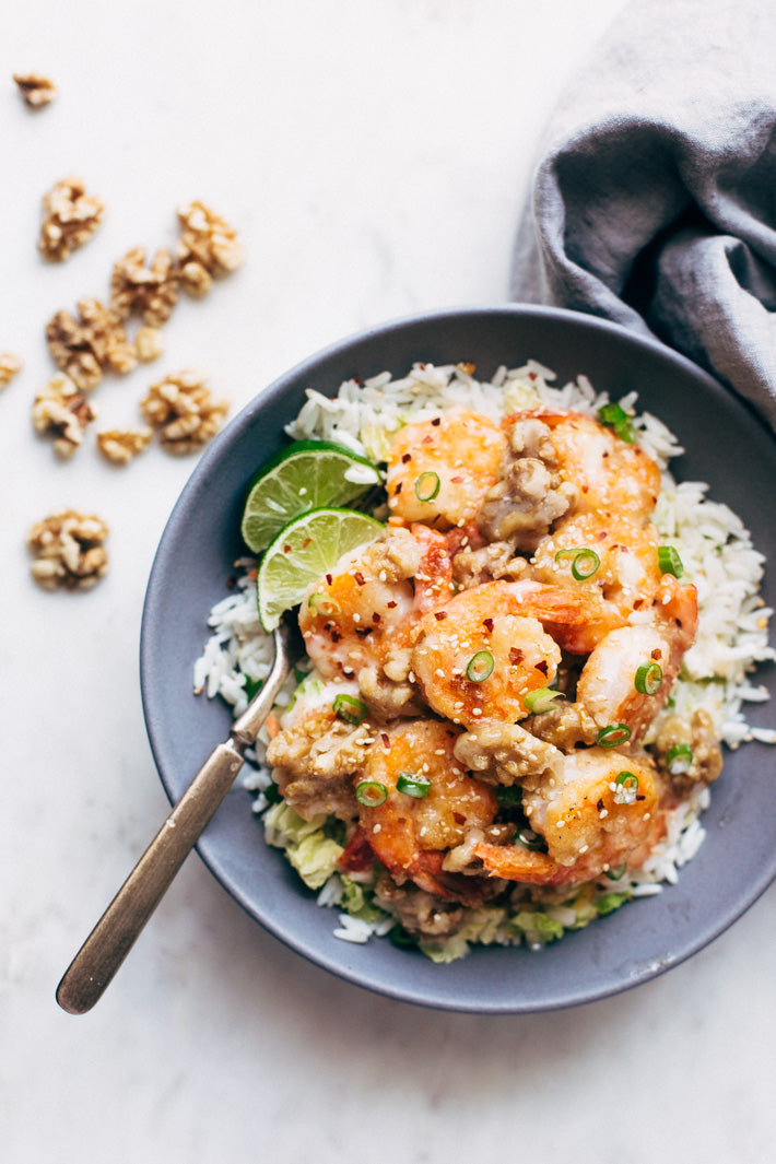 Lighter Honey Walnut Shrimp