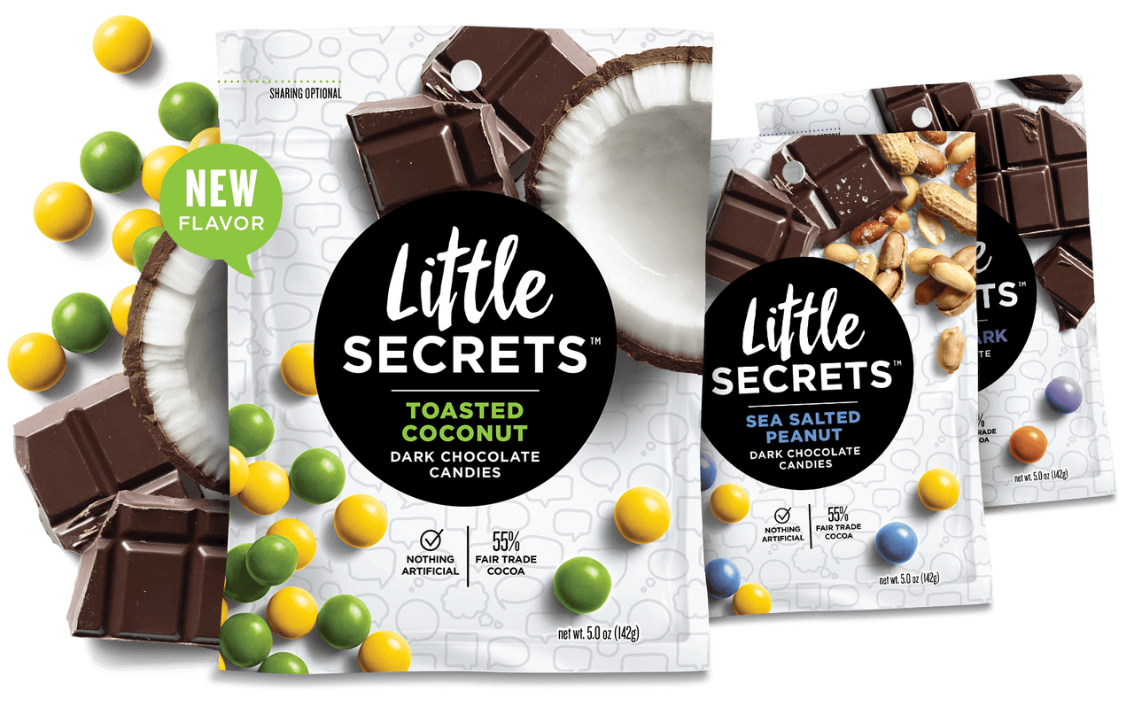 Little Secrets 5 oz Candies, 4 Pack (Peanut Butter)