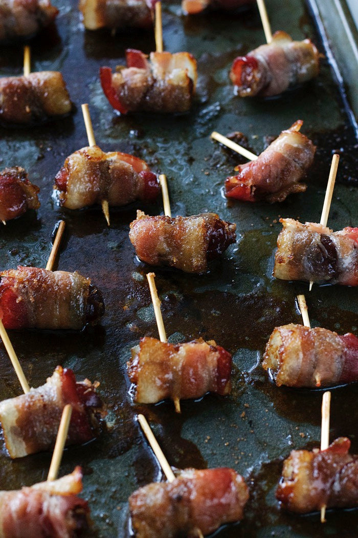 Maple Glazed Bacon-Wrapped Dates