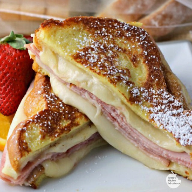 Monte Cristo Style Grilled Cheese Sandwich