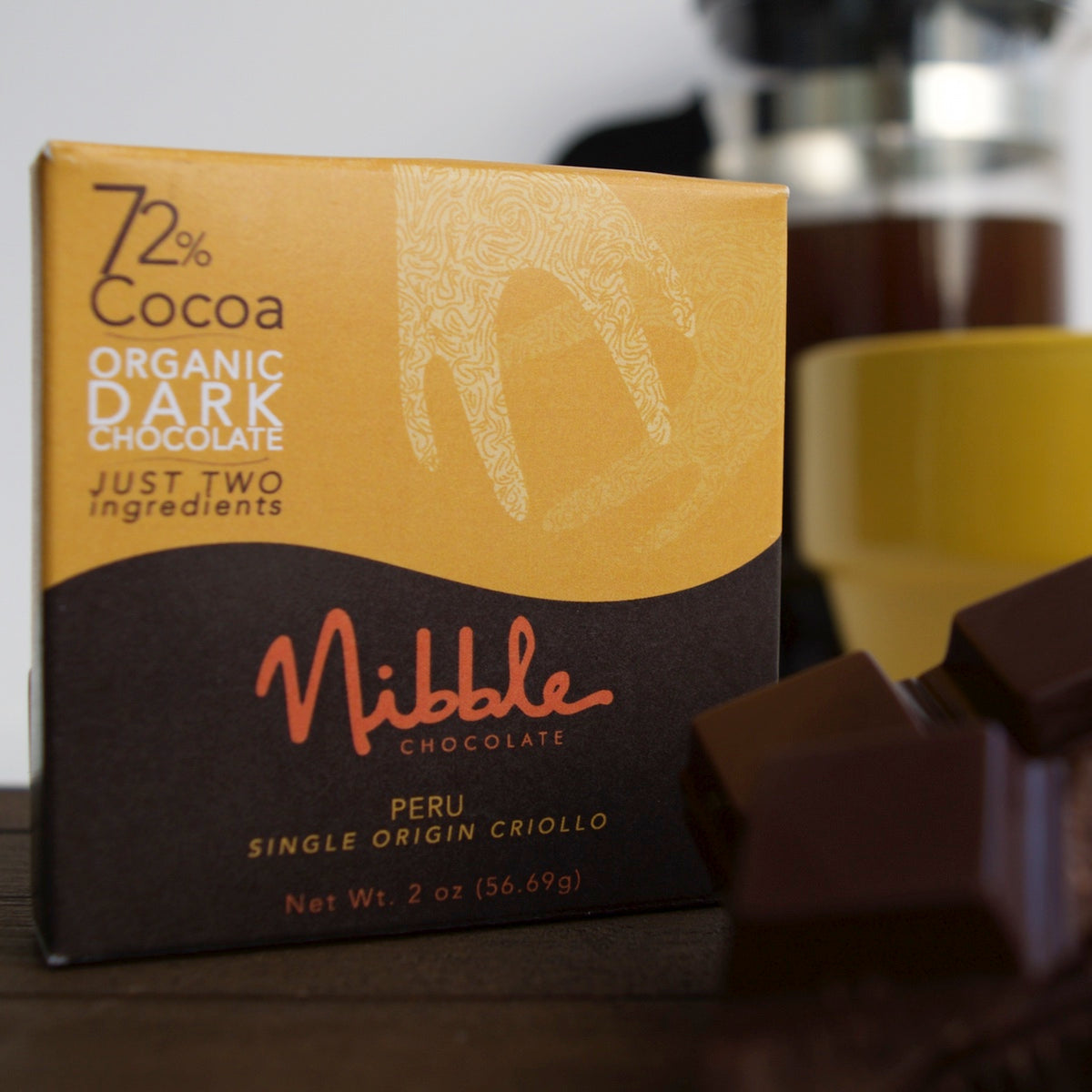 Four Bar Flight 72% Organic Dark Chocolate