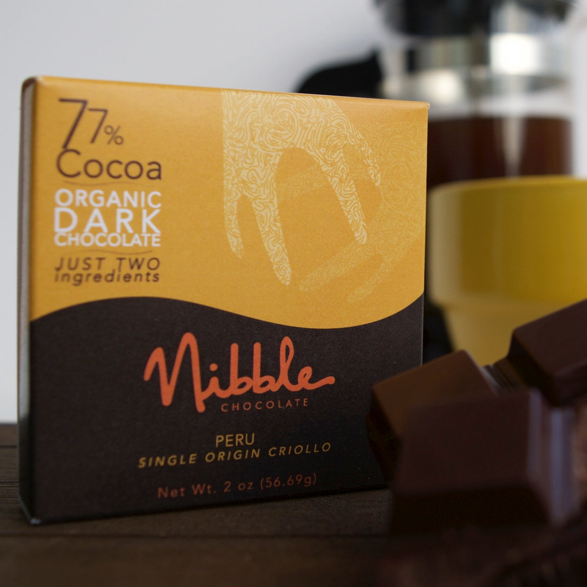 Four Bar Flight 77% Organic Dark Chocolate