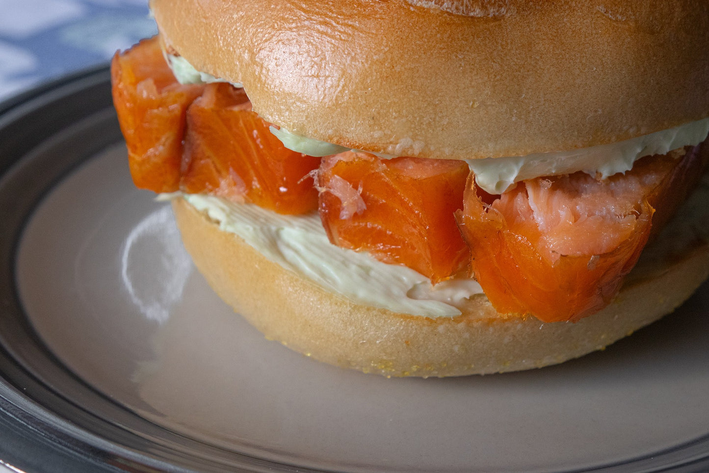 Lox Smoked Salmon For Bagels Gift Set Kit