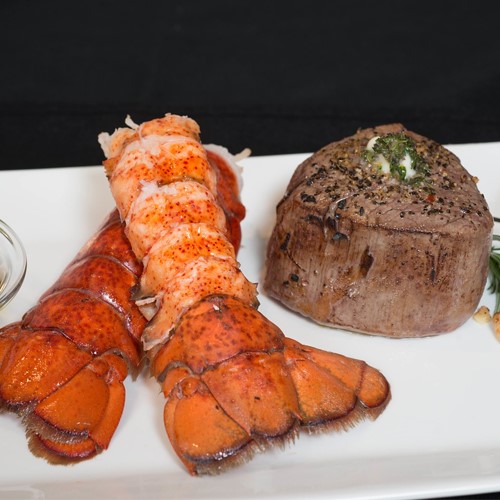 Surf & Turf - 4 Filet Mignons & Lobster Tails