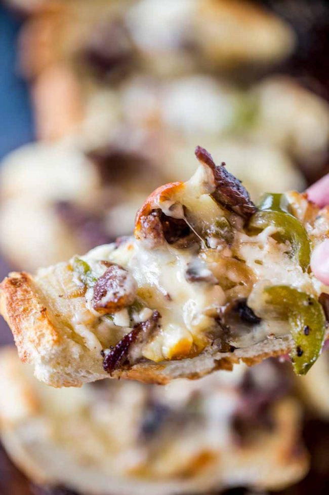 Philly Cheese Steak Cheesy Bread
