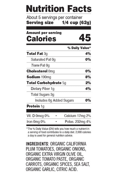 HEIRLOOM TOMATO PIZZA SAUCE - Organic, Keto, Gluten Free