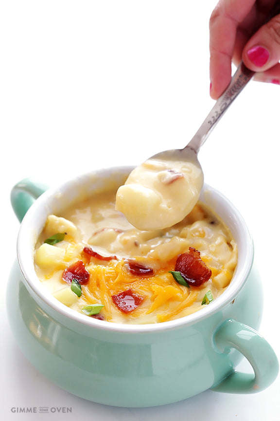 HEALTHIER CREAMY POTATO SOUP