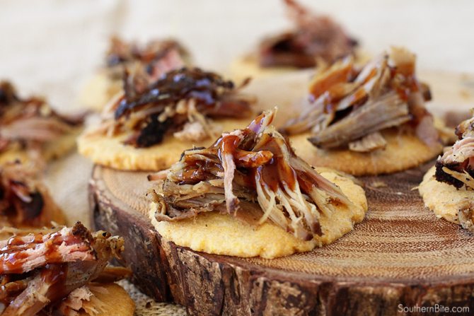Pulled Pork Cornbread Tarts