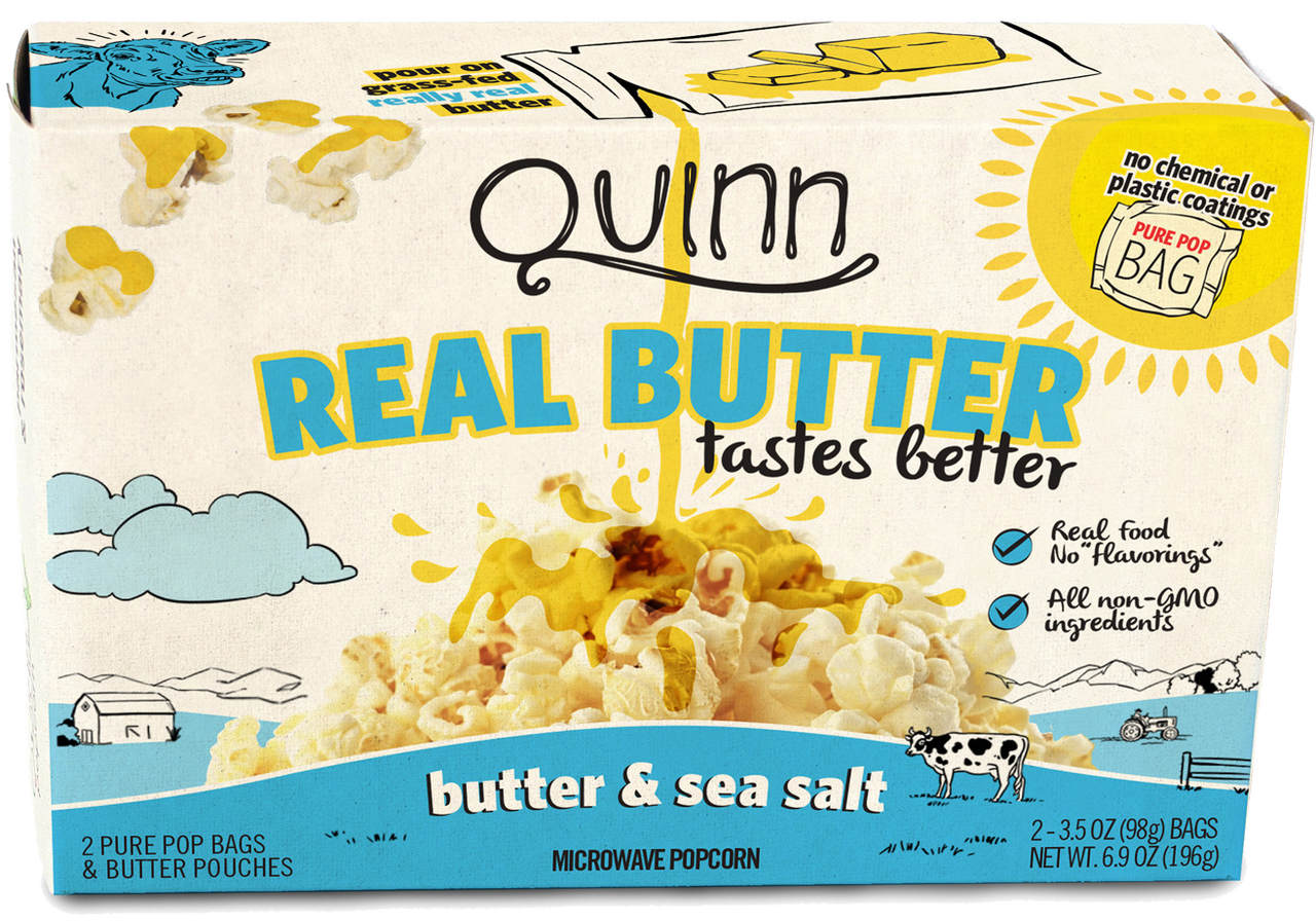 Real Butter Tastes Better Microwave Popcorn - Non GMO