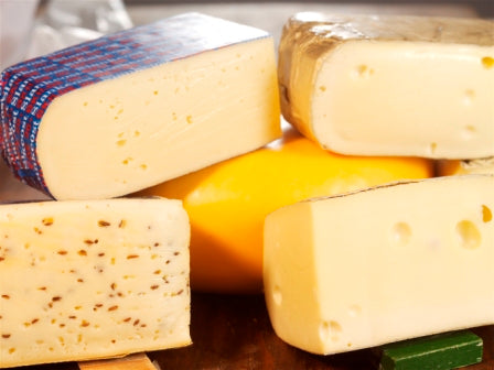 TINE Norvegia, a golden Gouda-style Cheese - 1 lb -