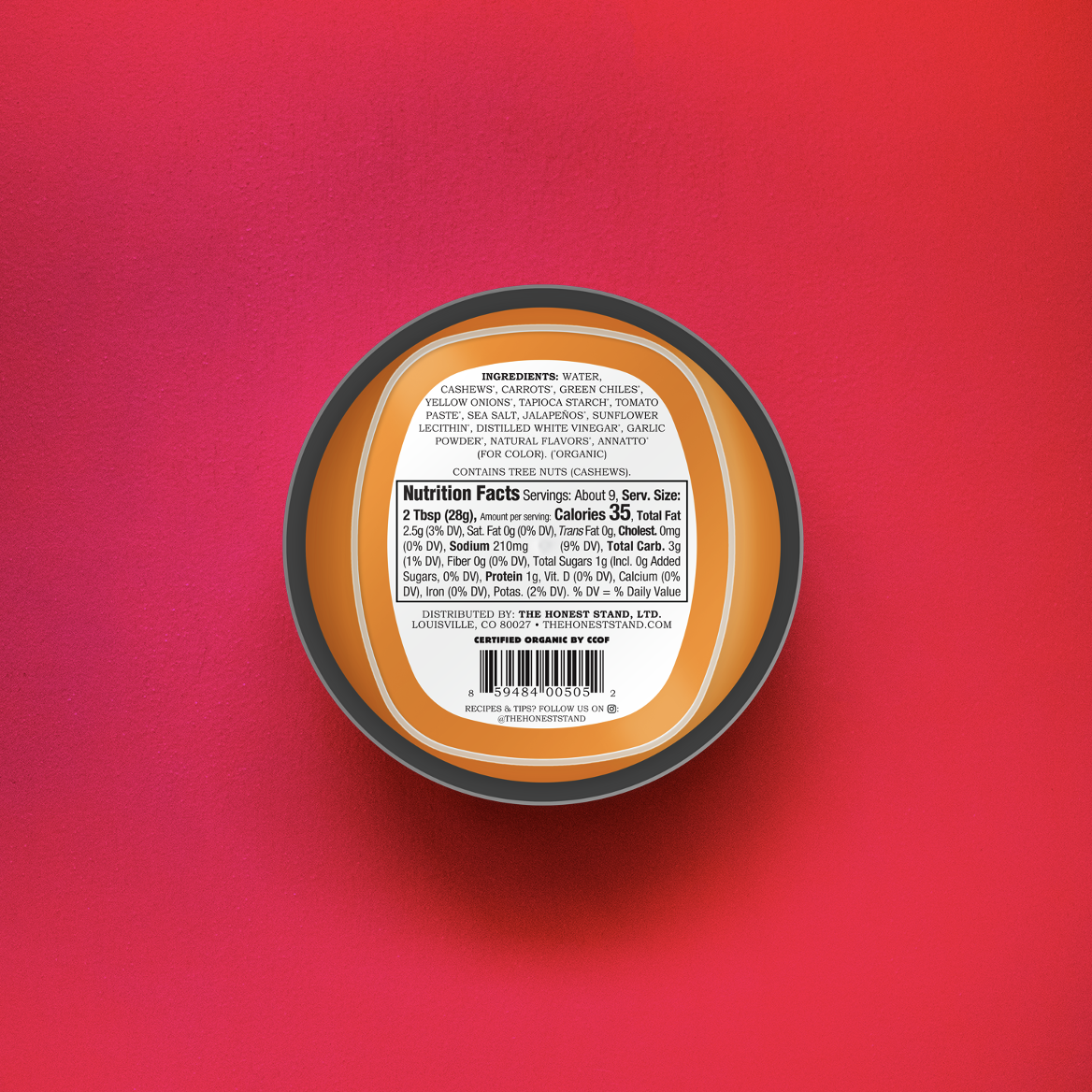 Plant Based Mild Nacho Dip - Set of 5 - The Honest Stand