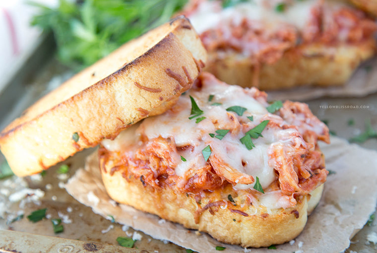 Shredded Chicken Parmesan Sandwich