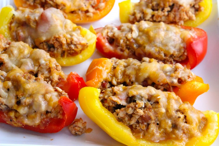 Skinny Bell Pepper Nacho Boats