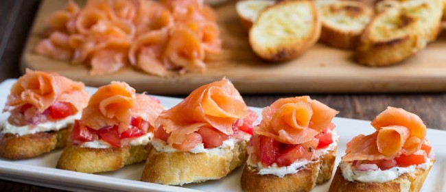 Smoked Salmon Appetizer Sampler Collection
