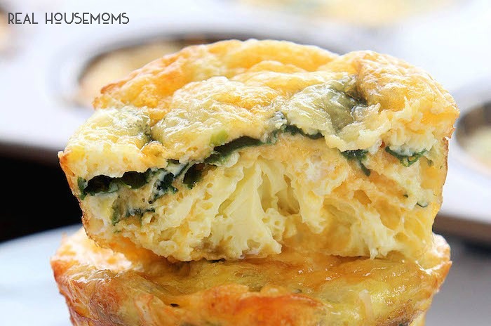 Spinach, Egg, and Cheese Breakfast Bites