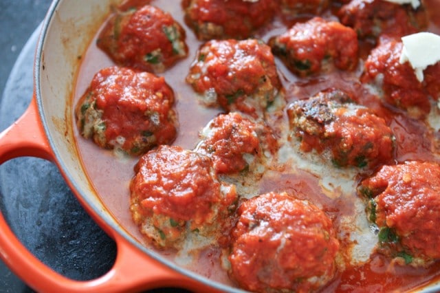 SPINACH AND RICOTTA MEATBALLS