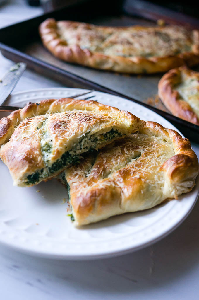 Ricotta and Spinach Calzones