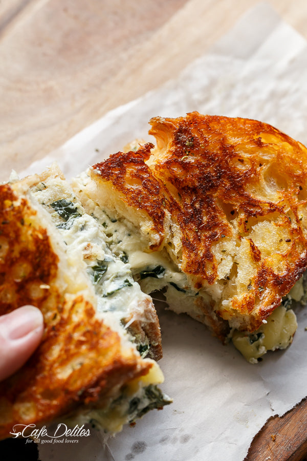 SPINACH AND RICOTTA GRILLED CHEESE