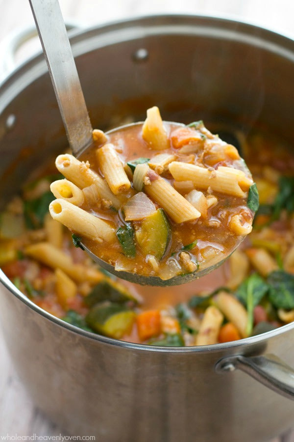 Springtime Vegetarian Minestrone Soup