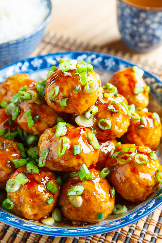 Sriracha Teriyaki Chicken Meatballs