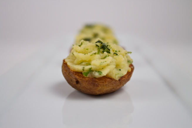 Stuffed Potato Bites With Bacon - 40 pieces per tray