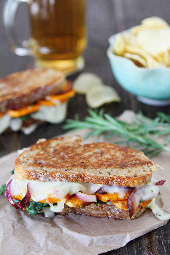 Sweet Potato and Kale Grilled Cheese