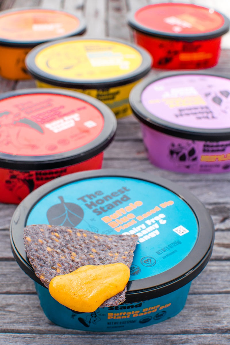 Plant Based Cheesy Dips Sauces (Variety Pack) - Set of 5 - The Honest Stand