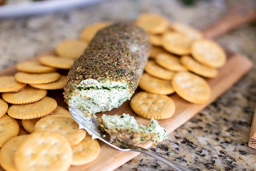 Celebrity Garlic and Herb Goat Cheese Log - 6/Case