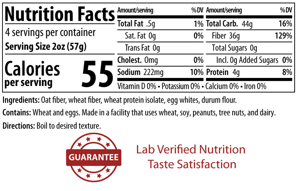ThinSlim Foods Impastable Low Carb Pasta Shells