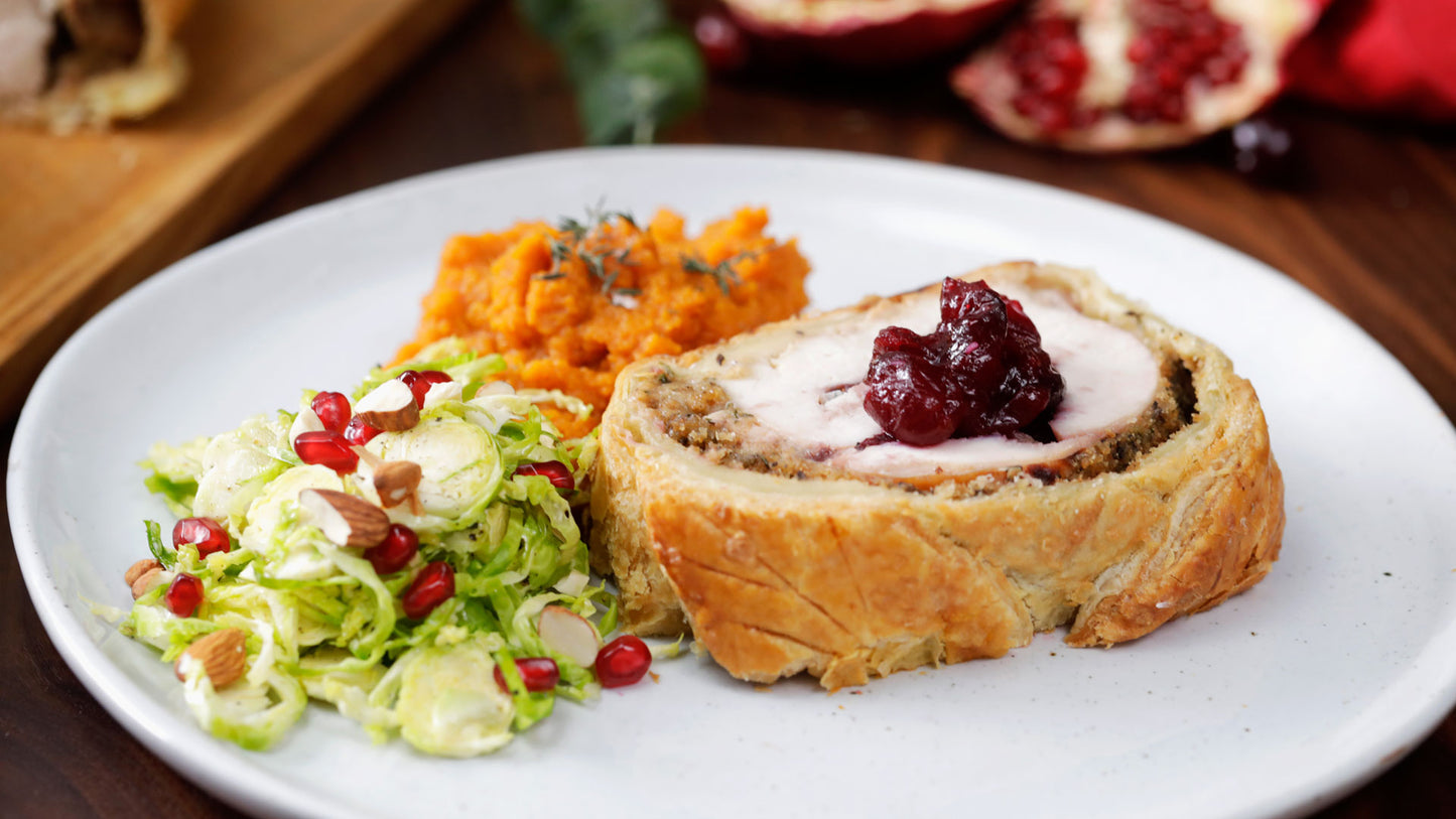 Turkey Stuffing Wellington En Croute - Serves 4 - 6
