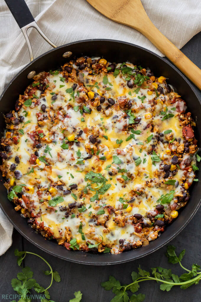 TURKEY TACO QUINOA SKILLET