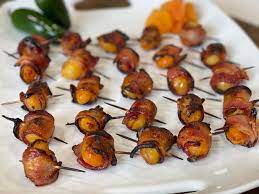 Bacon Wrapped Apricot Jalapeno Bites - includes 15 pieces