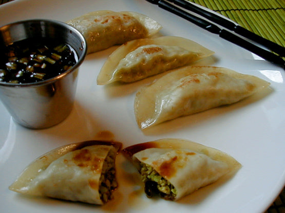 Avocado Edamame Potstickers - 35 pieces per tray