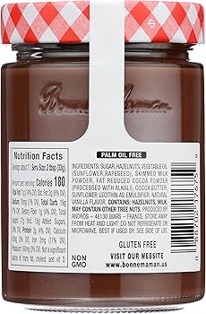 Bonne Maman Hazelnut Chocolate Spread, 12.7 oz - 6/Case