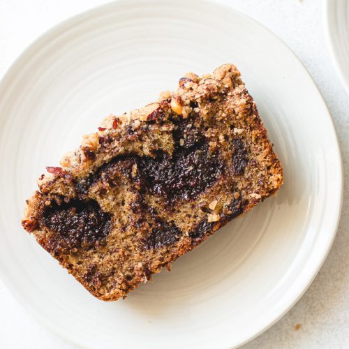 Banana Nutella and Chocolate Chip Bread