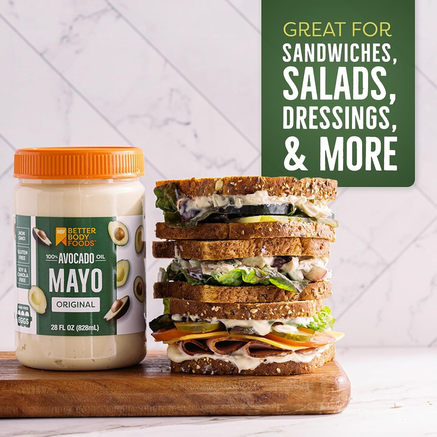 Better Body Foods Avocado Oil Mayonnaise - Gluten Free